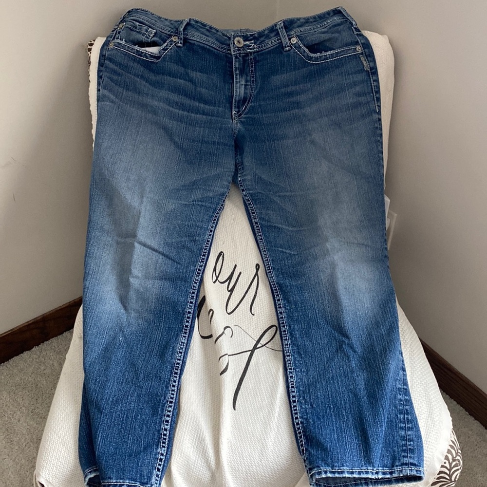 Silver Jeans Aiko Capri Sz.18